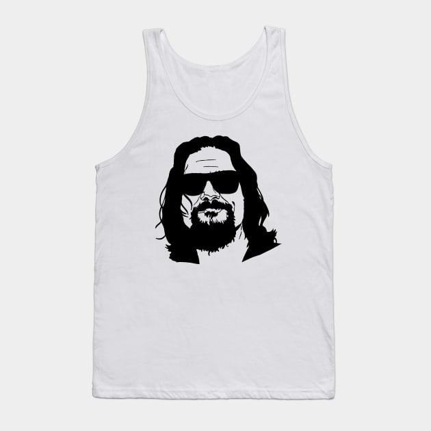 The Dude Abides The Big Lebowski Tank Top by SaverioOste